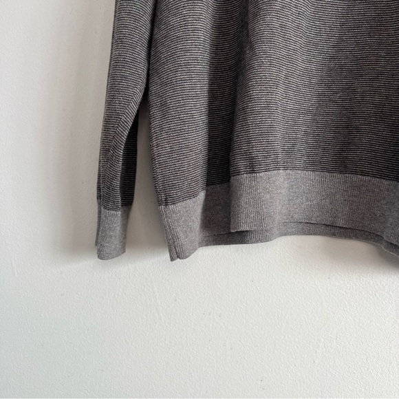 Vineyard Vines Men's Wool Cotton Blend Knit Crew Neck Sweater Sz XL Gray Basic - Picture 3 of 9